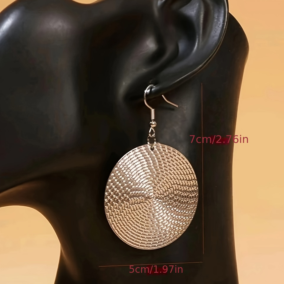 Irregular Plate Dangle Earrings for Daily Outfits & Parties